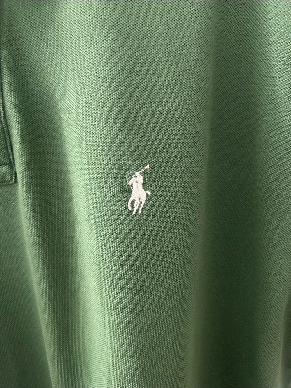 Polo Ralph Lauren Men’s Sz XXL Green Short Sleeve Polo w/ White Pony Logo
